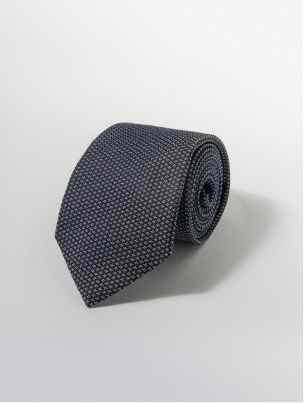 Patrick Hellmann CollectionBrow Tie With Light Blue Pattern 100% Silkimage824